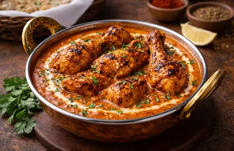 Chicken Tikka Butter Masala + 4 Slice Laccha Paratha