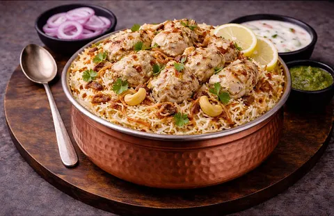 Malai Chicken Tikka Biryani