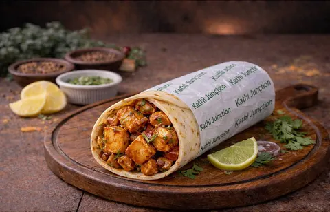 Paneer Tikka Kathi Roll