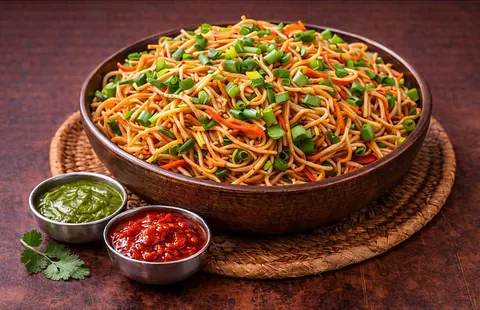 Veg Hakka Noodles